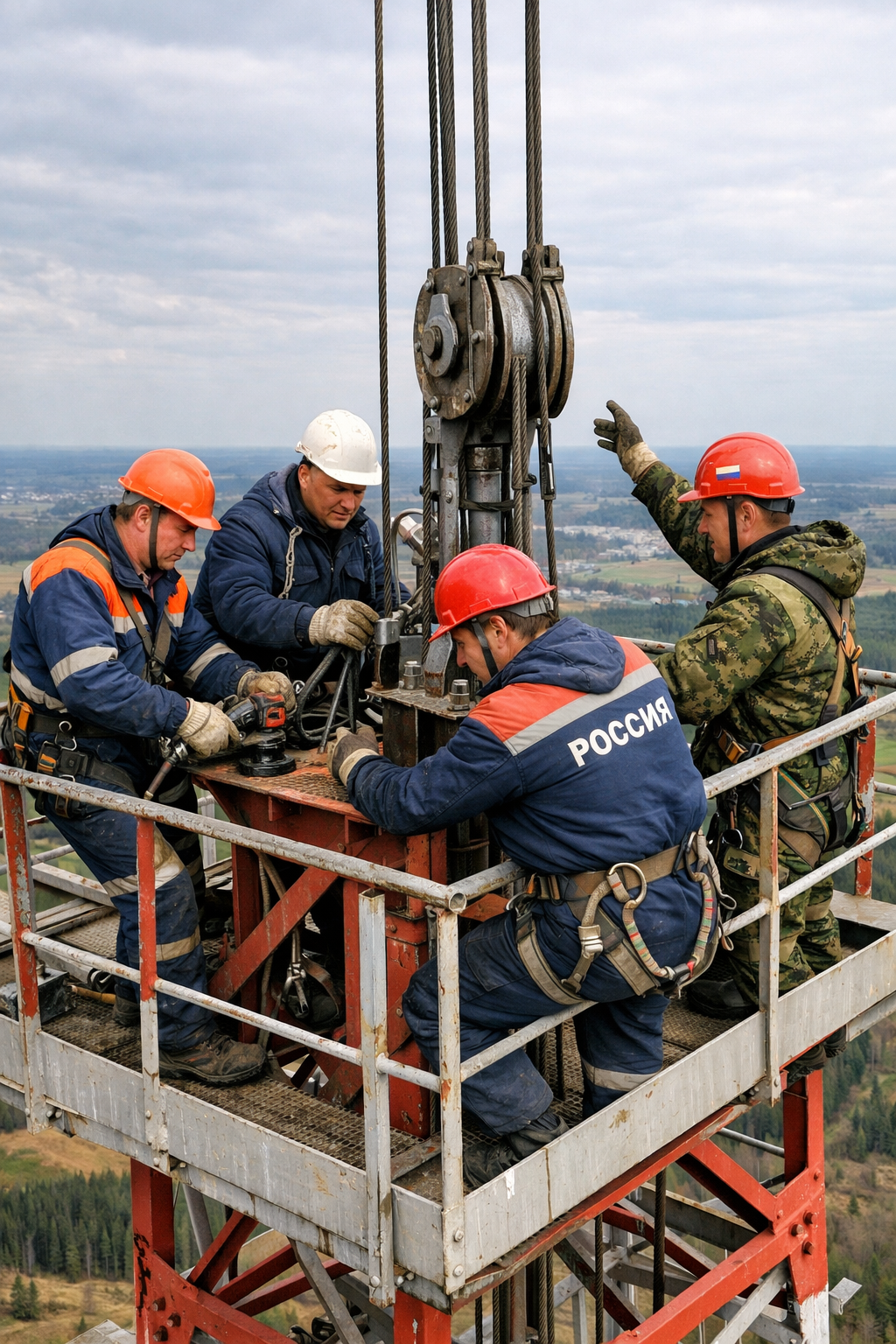 Рабочие на объекте для склада, логистики, производства и ручных операций